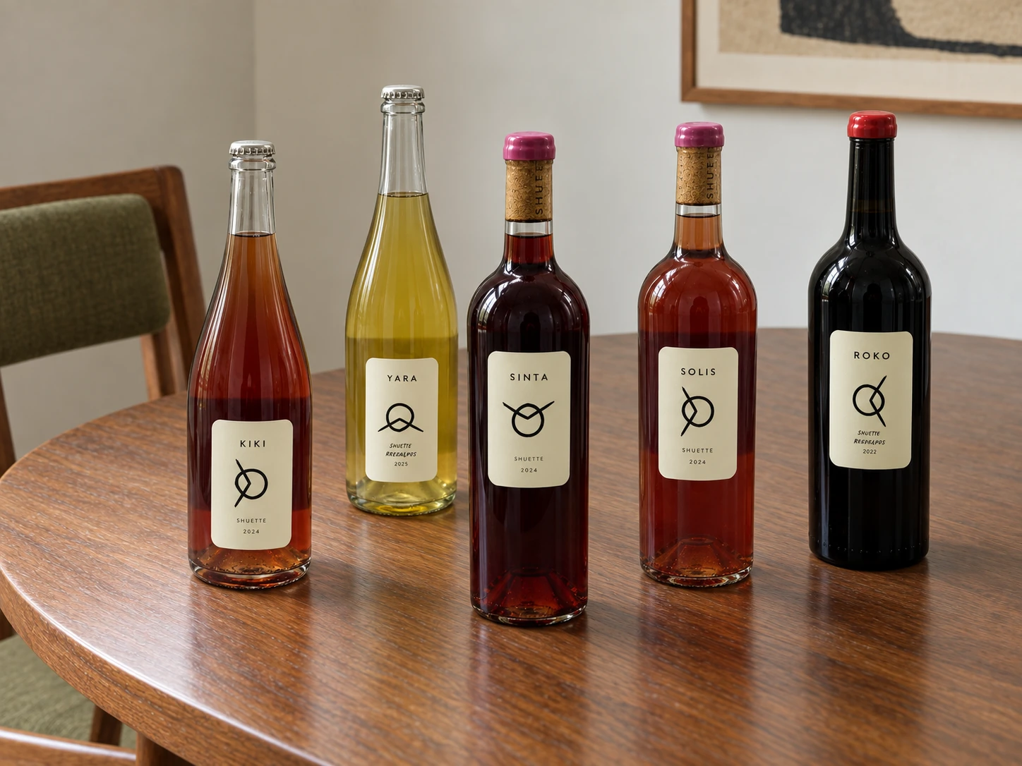 Renegades wines on the table